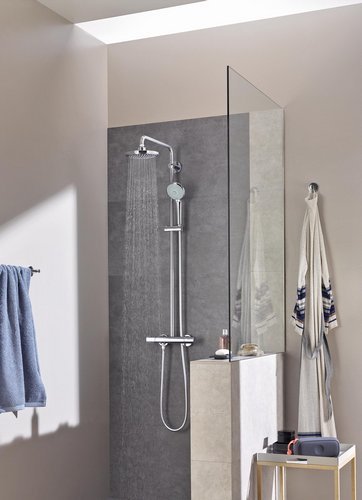 Grohe Euphoria Cosmopolitan 180 1-Spray Fixed Showerhead - Fixed